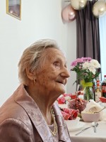 100. urodziny mieszkanki Łaskarzewa (1 stycznia 2024)