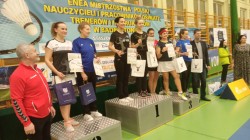 Nauczyciele badmintoniści z medalami MP (26 marca 2023)